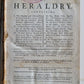 1730 ART of HERALDRY antique in ENGLISH illustrated