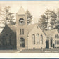 FORESTVILLE CT METHODIST CHURCH ANTIQUE REAL PHOTO POSTCARD RPPC