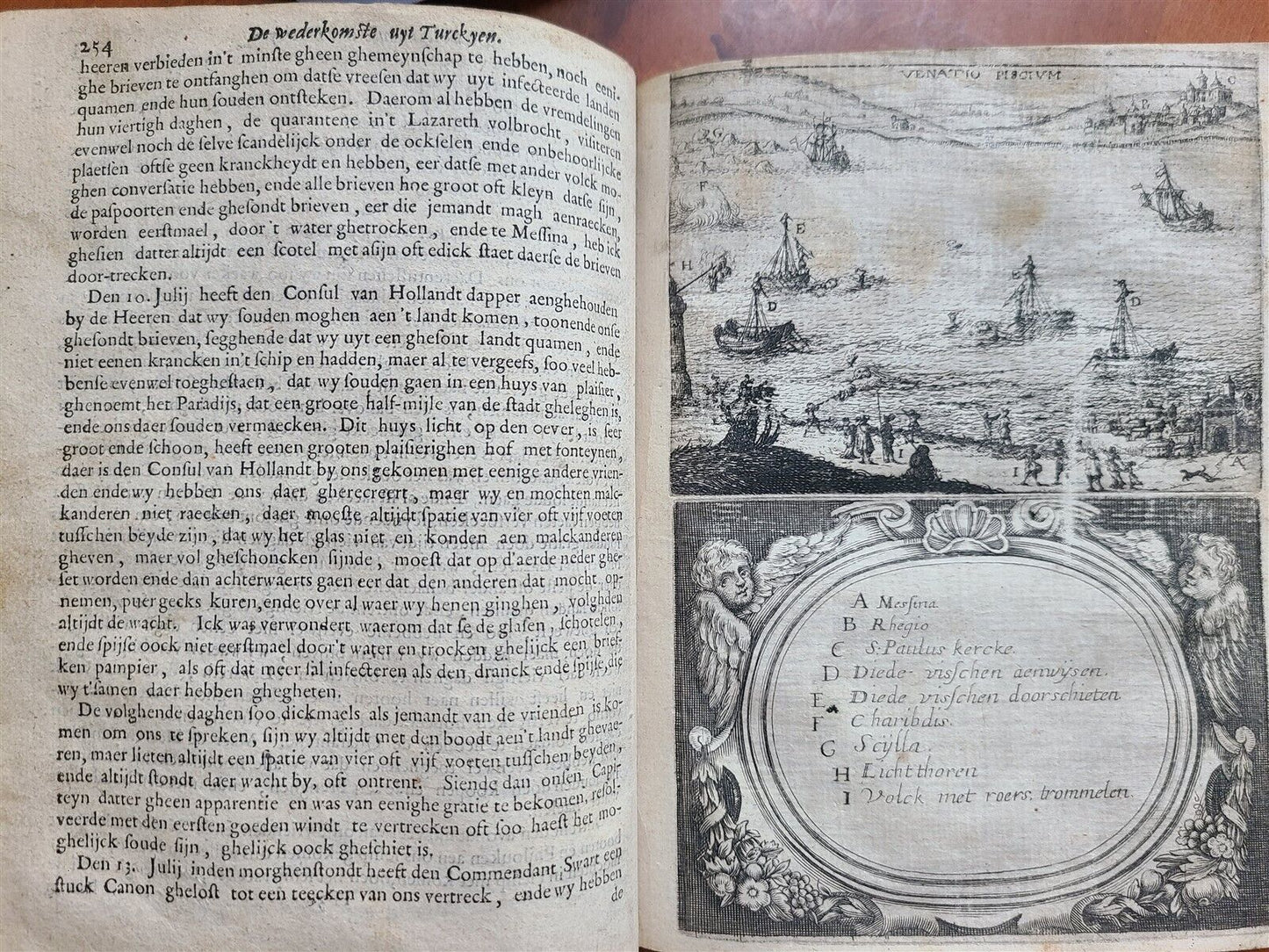 1673 HOLY LAND VOYAGE by Anthonius Gonsales ANTIQUE in Dutch ILLUSTRATED rare