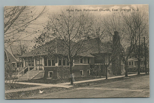 EAST ORANGE NJ HYDE PARK REFORMED CHURCH ANTIQUE POSTCARD