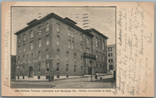 BALTIMORE MD ODD FELLOWS TEMPLE ANTIQUE POSTCARD