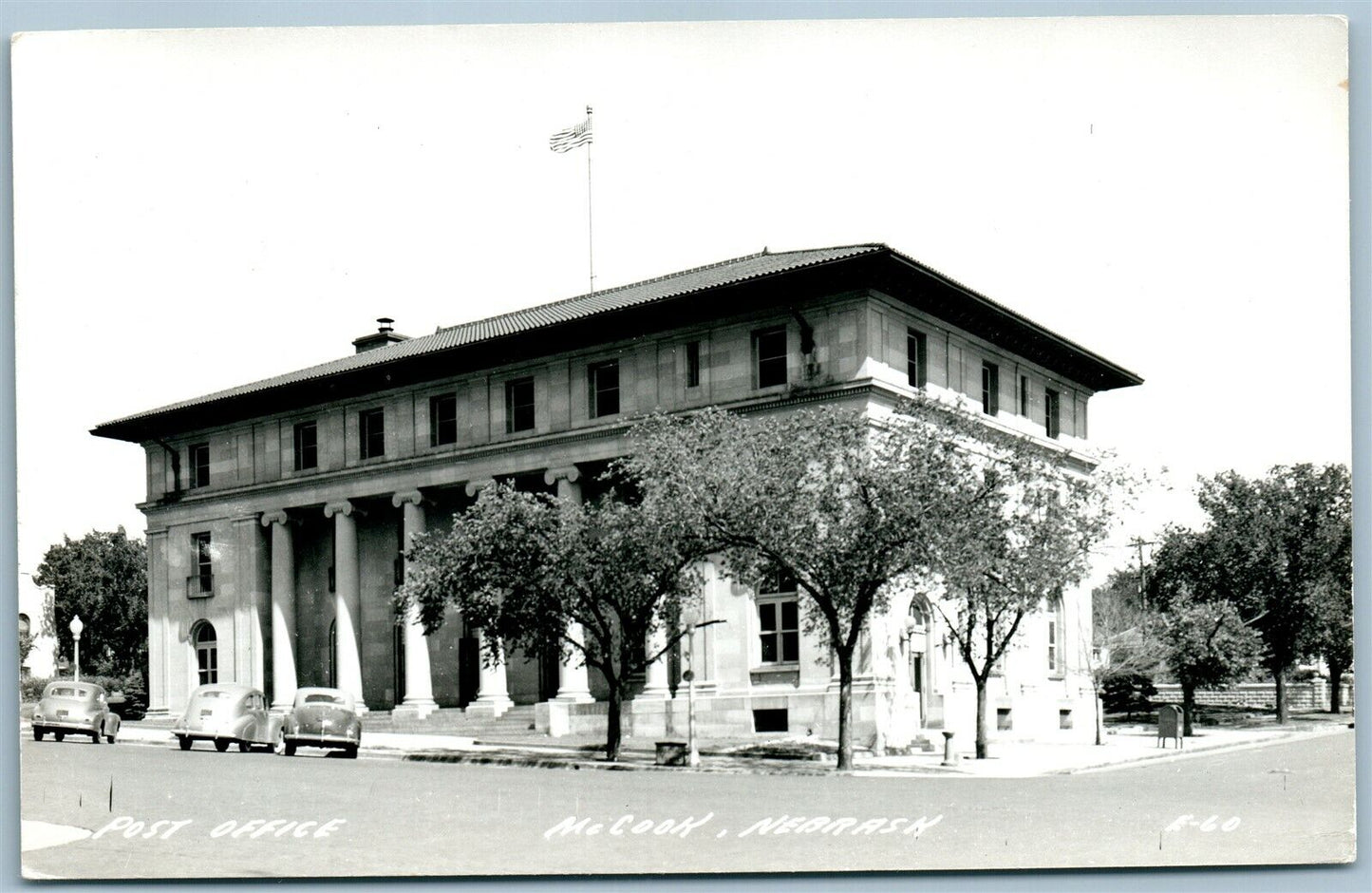 McCOOK NE POST OFFICE VINTAGE REAL PHOTO POSTCARD RPPC