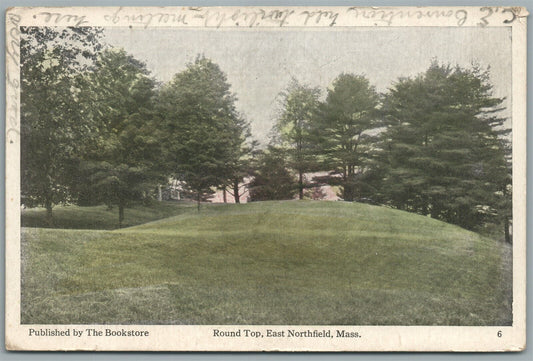 EAST NORTHFIELD MA ROUND TOP ANTIQUE POSTCARD