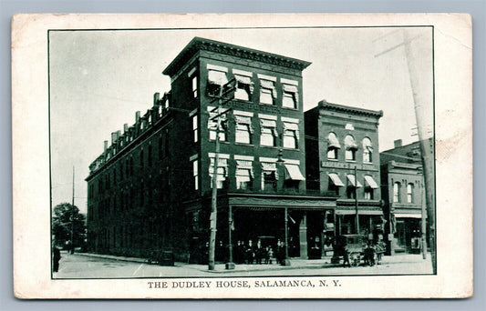 SALAMANCA NY DUDLEY HOUSE ANTIQUE POSTCARD