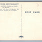 ABERDEEN MD MAYFLOWER RESTAURANT ADVERTISING VINTAGE POSTCARD