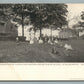 BEDMINSTER PA PRESBYTERIAN CHURCH SCHOOL DOUBLE SIDED ANTIQUE POSTCARD PERKASIE