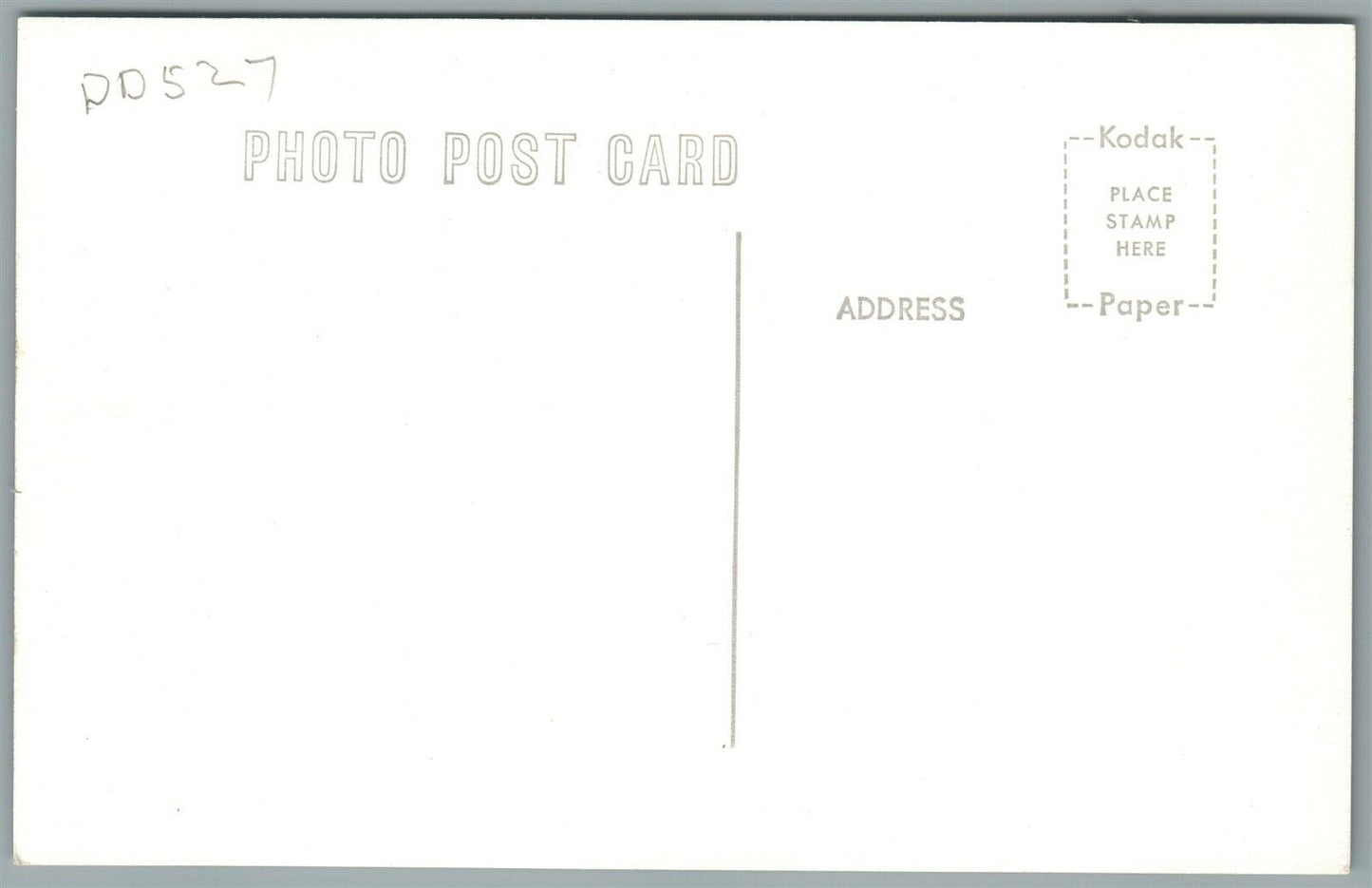 MILITARY SHIP USS AMMEN VINTAGE REAL PHOTO POSTCARD RPPC