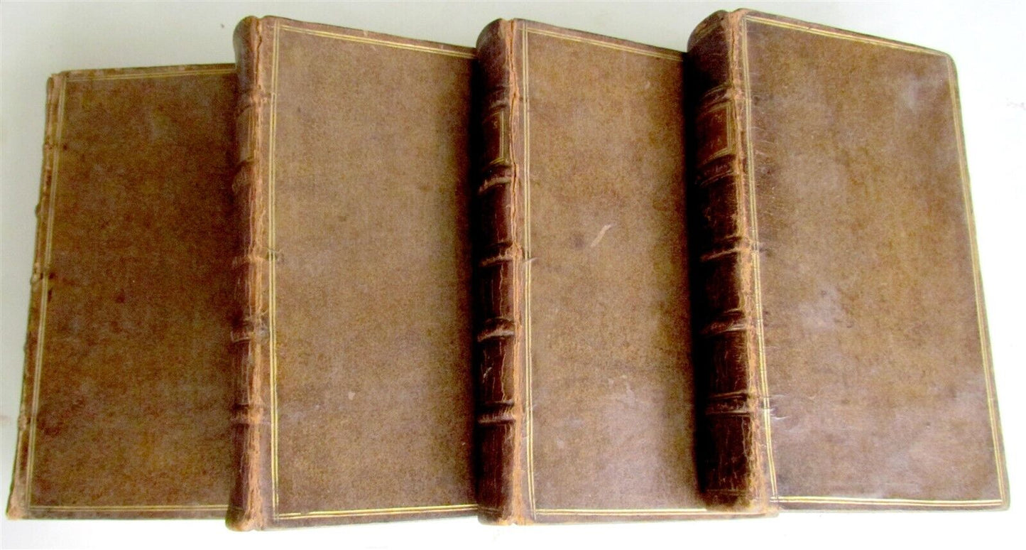 1723 MEMOIRS of the CARDINAL de RETZ 4 VOLUMES COMPLETE SET antique in ENGLISH