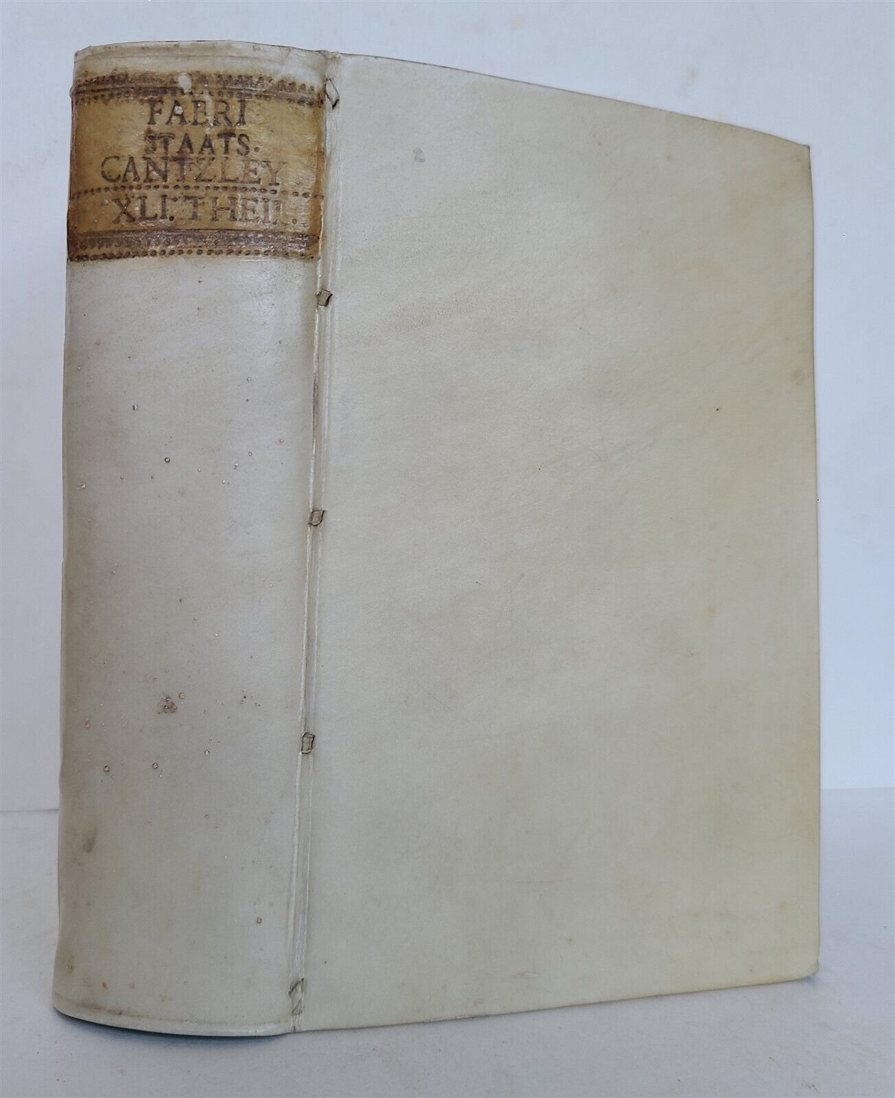 1723 Europaischen Staats-Cantzley antique VELLUM BOUND