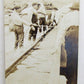 RPPC VINTAGE PHOTO POSTCARD - DAM WORKERS