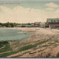 WOODMONT CT MERWINS BEACH ANTIQUE POSTCARD