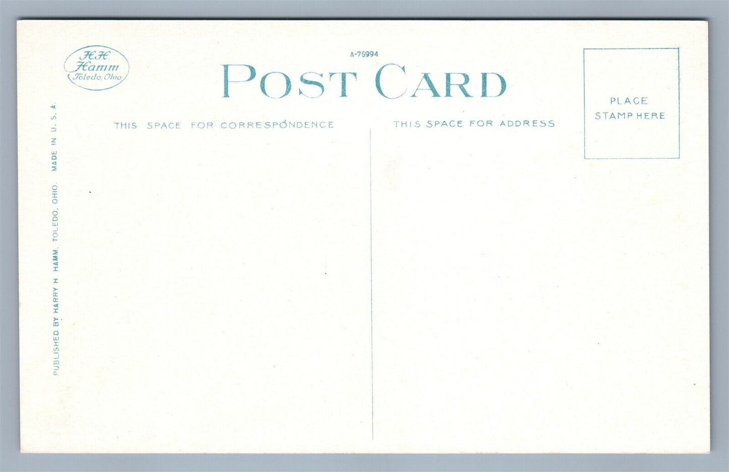 BATTLE CREEK MI US NATIONAL ARMY CANTONMENT CAMP CUSTER ANTIQUE POSTCARD