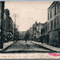 OWEGO NY LAKE STREET 1907 ANTIQUE POSTCARD