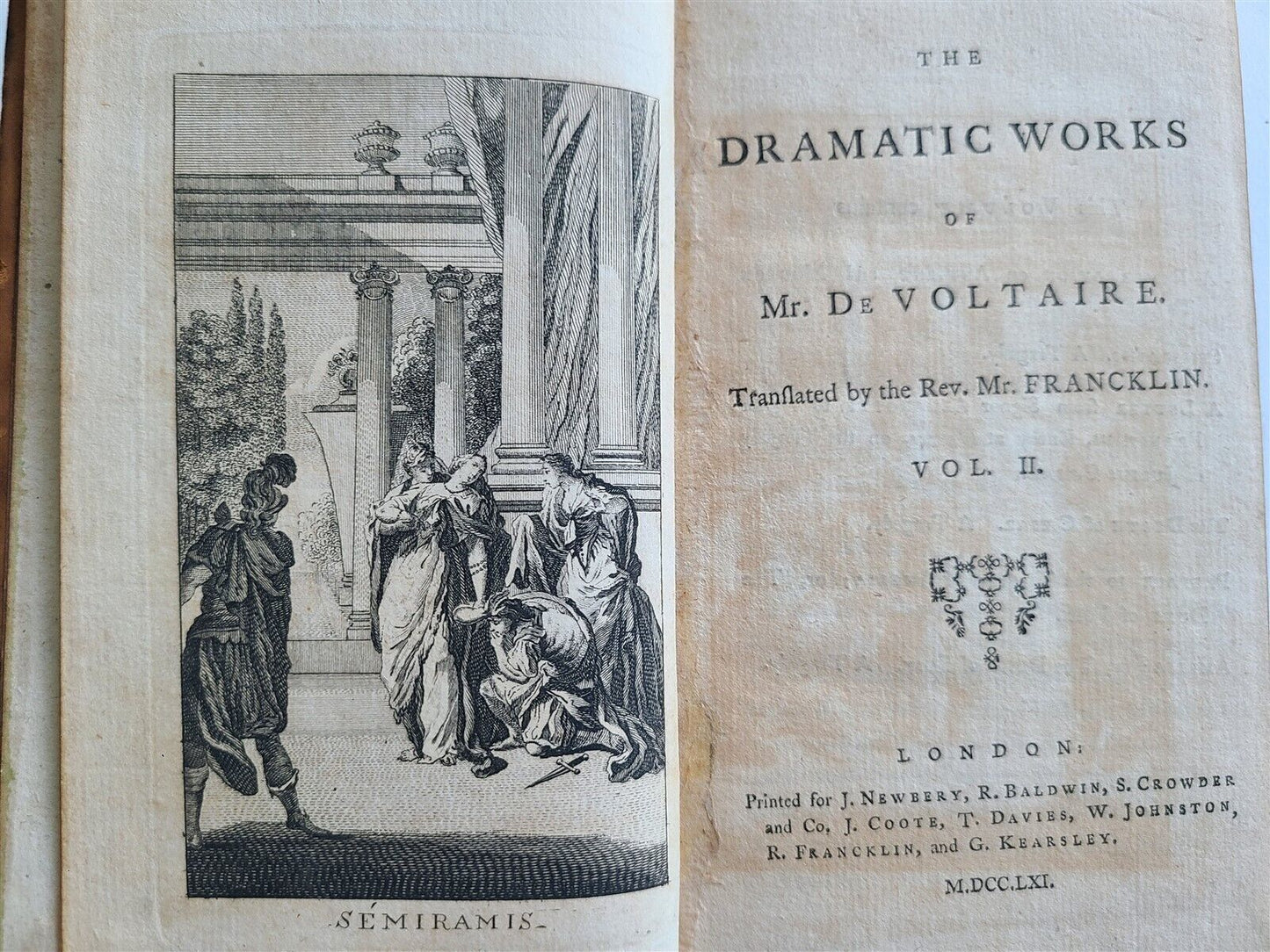 1761 - 1769 VOLTAIRE WORKS antique 31 VOLUMES in ENGLISH