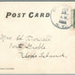 CREIGSVILLE NY HIGH SCHOOL ANTIQUE POSTCARD