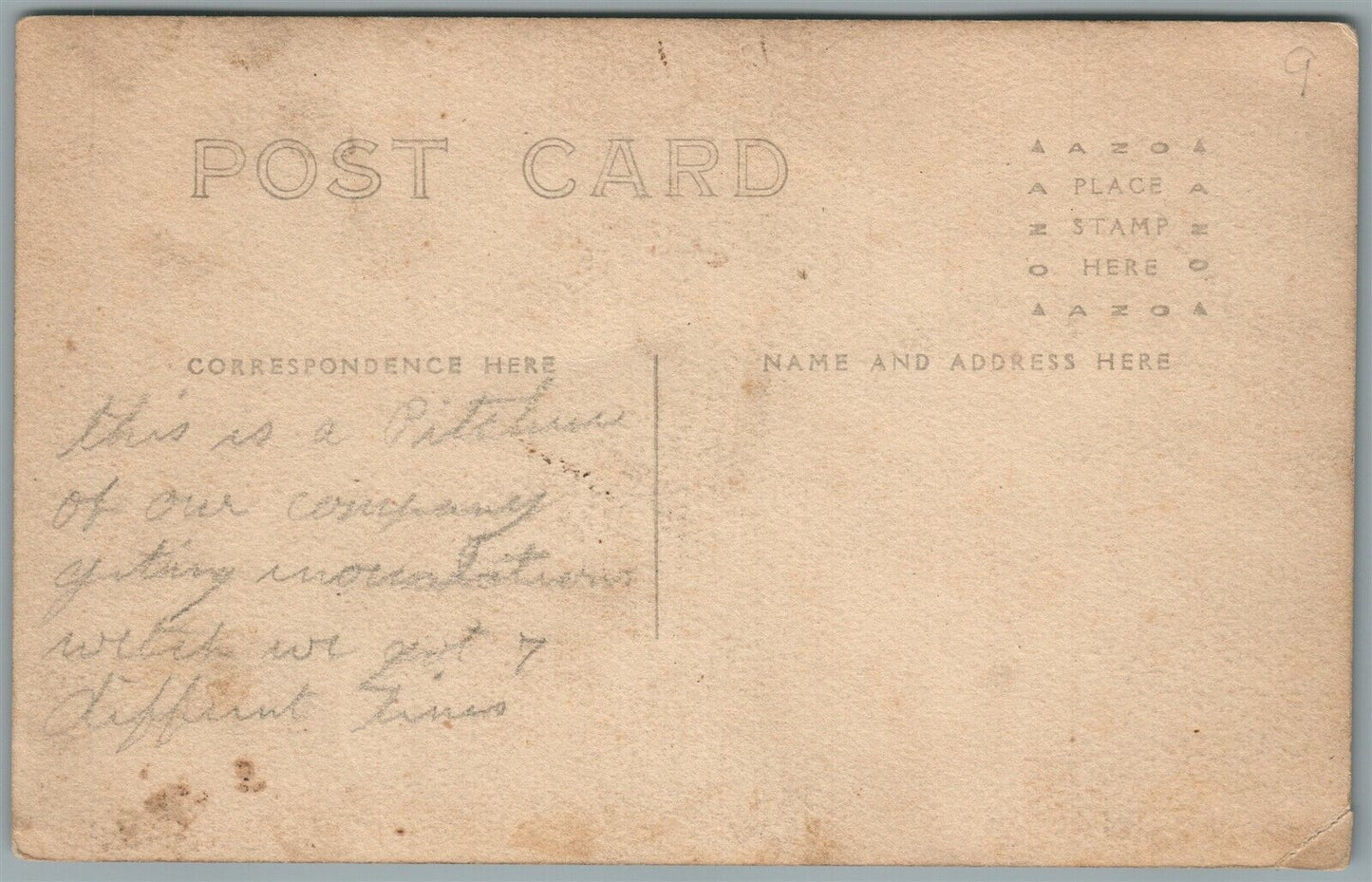 MEXICAN WAR ERA US ARMY SOLDIERS ANTIQUE REAL PHOTO POSTCARD RPPC