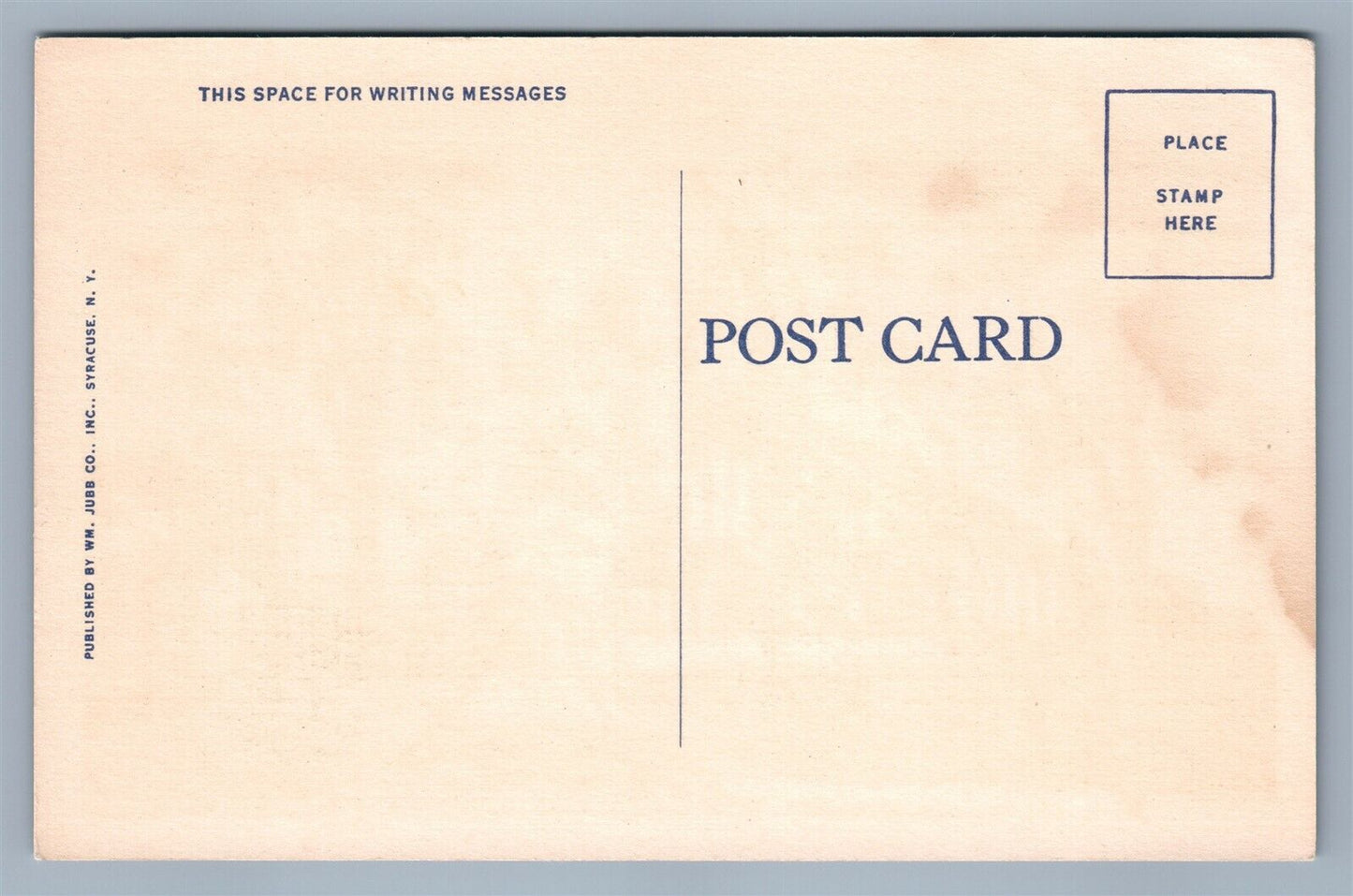 CARTHAGE NY ST.JAMES CATHOLIC CHURCH & SCHOOL VINTAGE POSTCARD