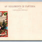 ITALIAN MILITARY ANTIQUE POSTCARD 48 REGGIMENTO DI FANTERIA