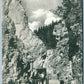 BOZEMAN MT ROCKY GORGE COMING FROM MYSTIC LAKE ANTIQUE POSTCARD