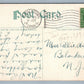 MIDDLETOWN CT PHI NU THETA 1910 ANTIQUE POSTCARD