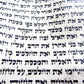 TORAH SCROLL FRAGMENT MANUSCRIPT VELLUM ANTIQUE BIBLE 21.5 x 24.5"