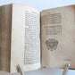 1590 CHRONICLE of WORLD'S NATIONS antique 16th CENTURY BLIND TOOLED PIGSKIN