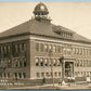 CHEBOYGAN MI HIGH SCHOOL ANTIQUE REAL PHOTO POSTCARD RPPC