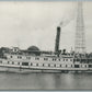 CALVERT STEAMSHIP VINTAGE REAL PHOTO POSTCARD RPPC