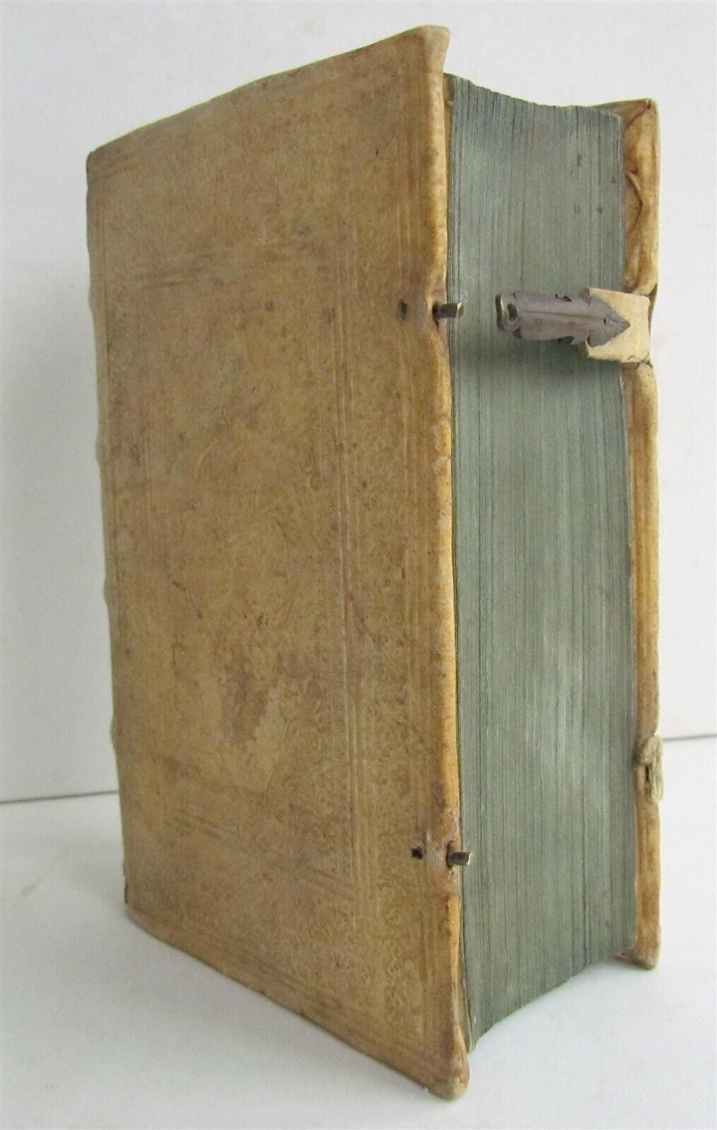 1686 Theologiae Moralis by SPORER antique BLINDSTAMPED PIGSKIN 17 CENTURY Vol 3