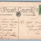 POTTS GROVE PA GREETINGS ANTIQUE POSTCARD