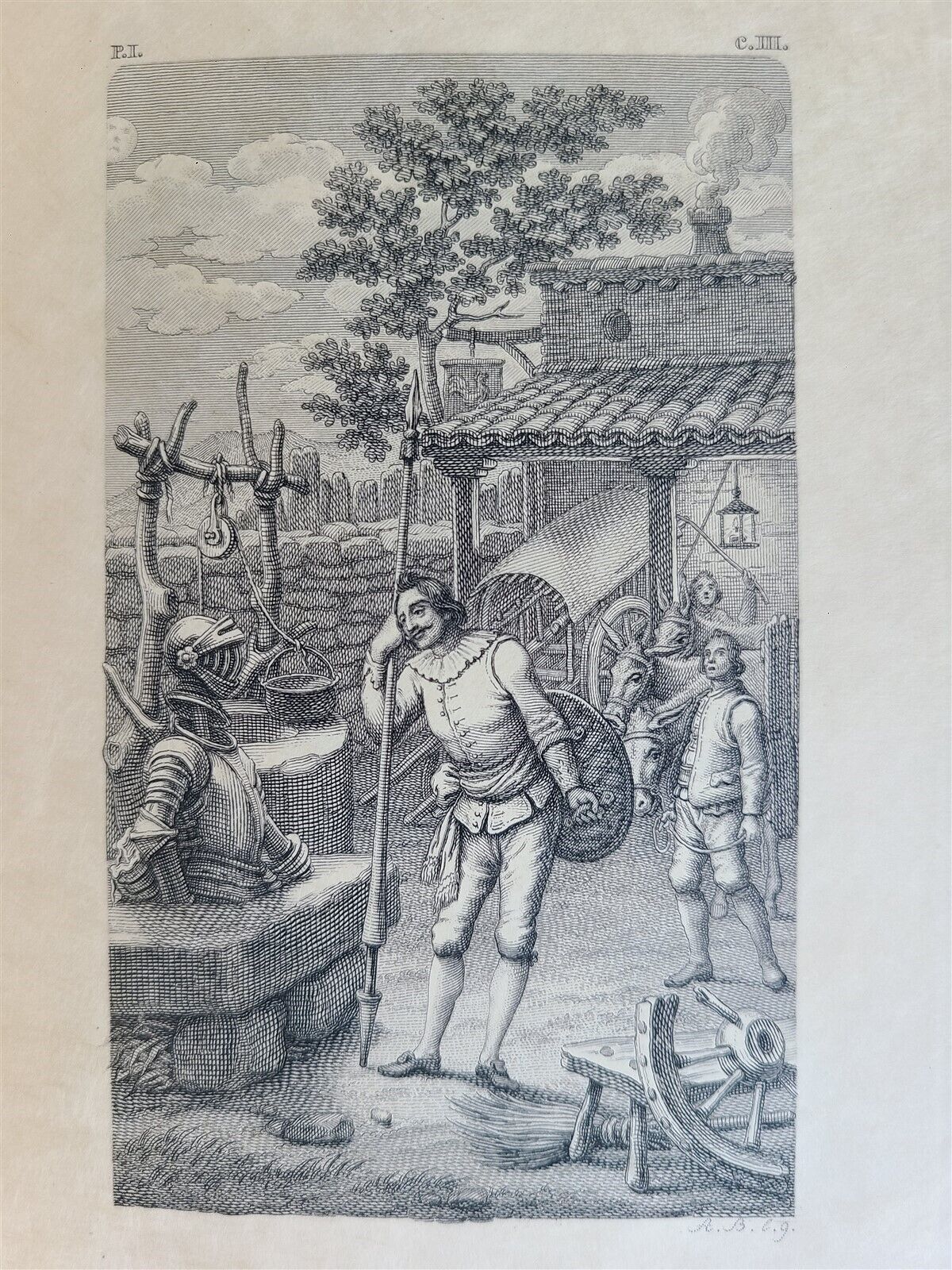 1895 AN ICONOGRAPHY of DON QUIXOTE by H.S. Ashbee antique ILLUSTRATED in ENGLISH