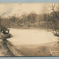 OAK LANE PA ASBURY LAKE ANTIQUE REAL PHOTO POSTCARD RPPC