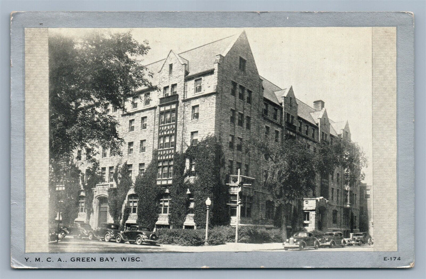 GREEN BAY WI YMCA VINTAGE POSTCARD