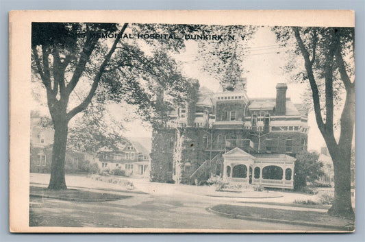 DUNKIRK NY HOSPITAL ANTIQUE POSTCARD
