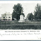 SO.MANCHESTER CT HALLS OF RECORDS & SOLDIERS MONUMENT ANTIQUE POSTCARD