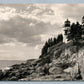MT.DESERT ISLAND ME BASS HARBOR LIGHT HOUSE VINTAGE REAL PHOTO POSTCARD RPPC