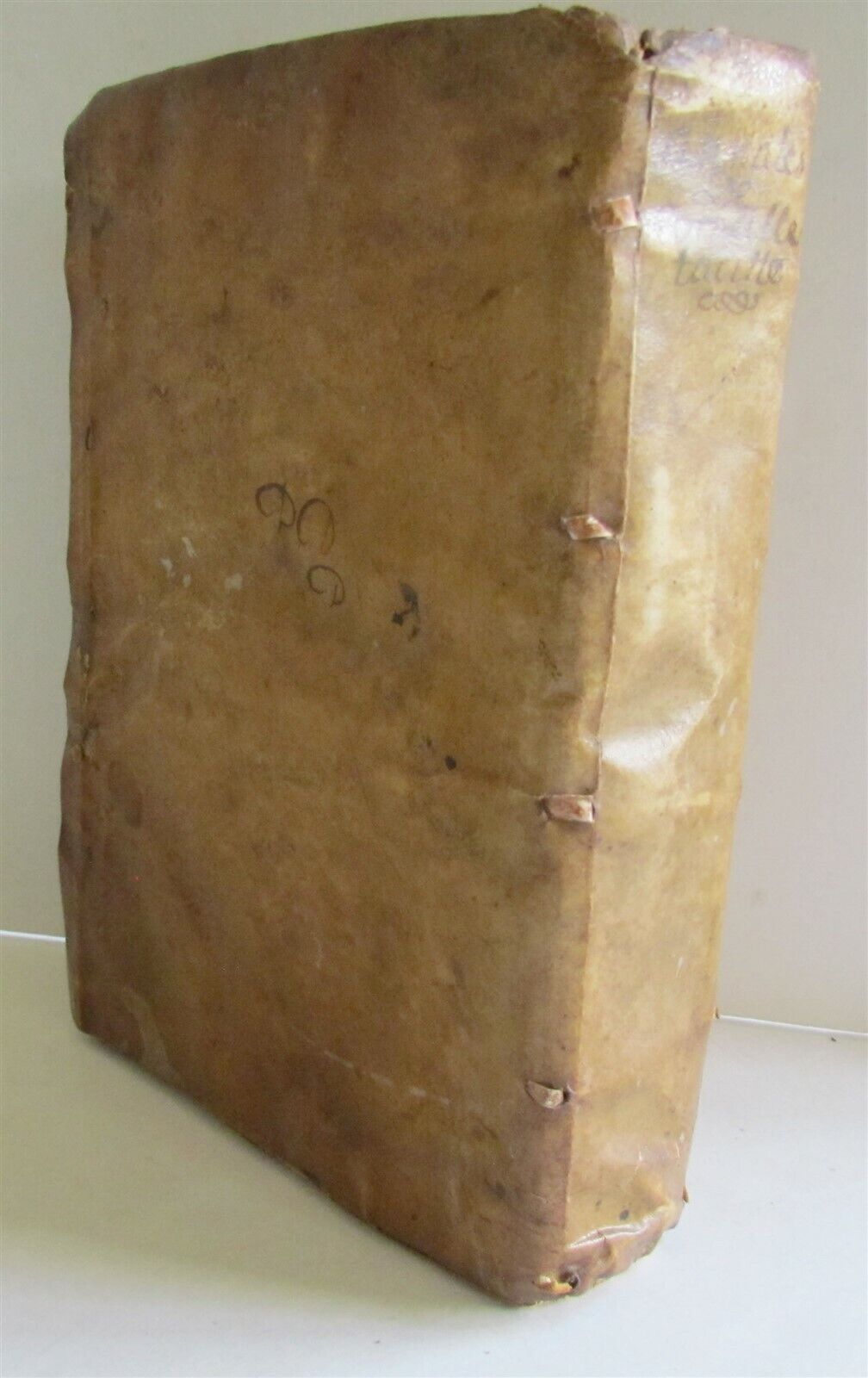 1581 TACITUS THE ANNALS VELLUM BOUND antique TACITE ANNALES in LATIN 16th cent.