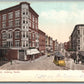 TROY NY RIVER STREET ANTIQUE POSTCARD