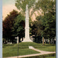 CARTHAGE NY SOLDIER'S MONUMENT ANTIQUE POSTCARD w/ CORK CANCEL