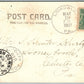 LEBANON PA RAILROAD DEPOT UNDIVIDED 1907 ANTIQUE POSTCARD railway train station