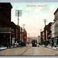 ITHACA NY STATE STREET 1909 ANTIQUE POSTCARD