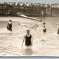 MARGATE ENGLAND NEWGATE GAP PETTMAN SEA BATHING ANTIQUE REAL PHOTO POSTCARD RPPC