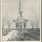 THREE BRIDGES NJ REFORMED CHURCH ANTIQUE POSTCARD