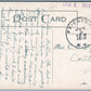 FRIENDSHIP NY EAST MAIN STREET 1912 ANTIQUE POSTCARD w/ CORK CANCEL