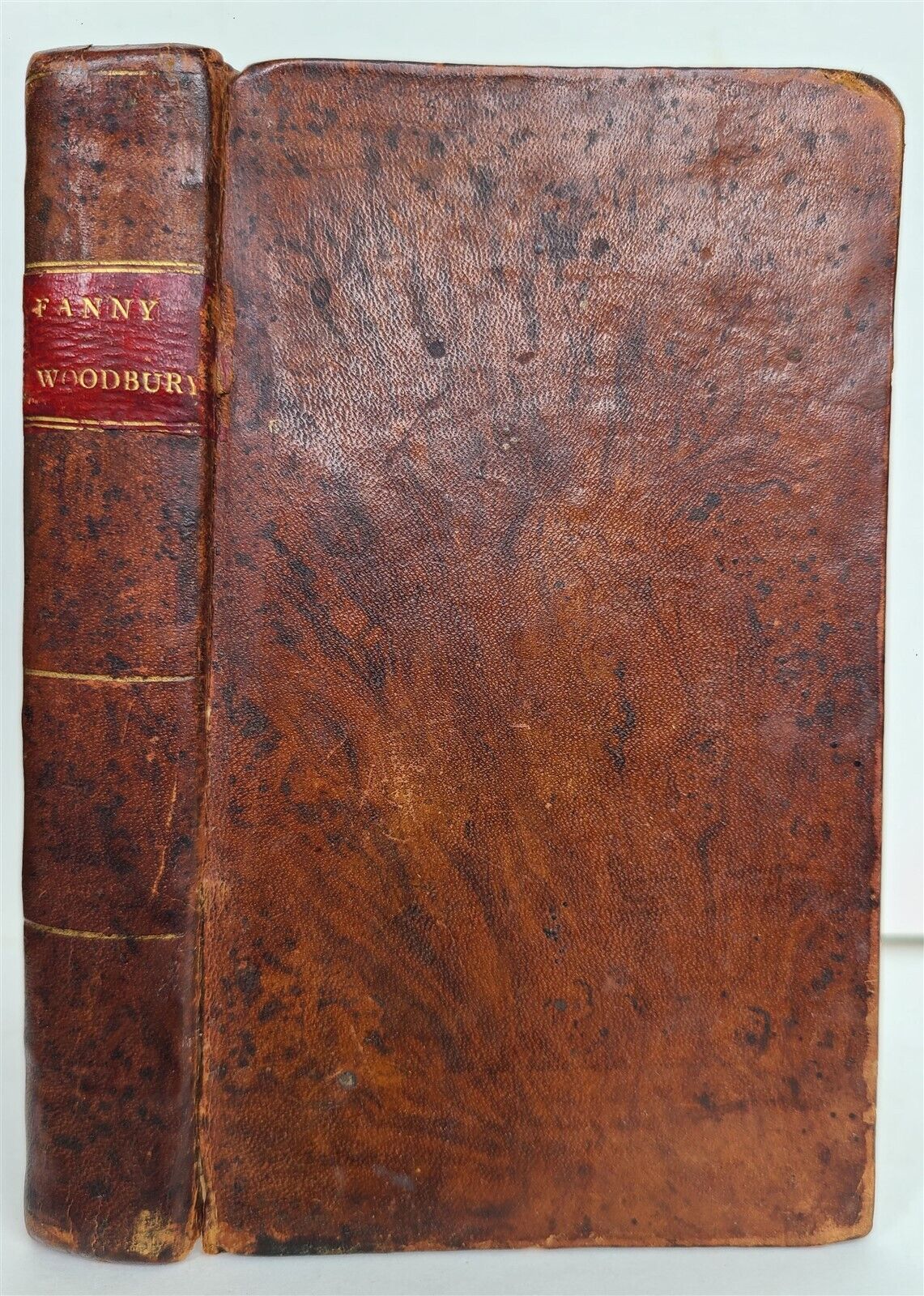 1818 WRITINGS of FANNY WOODBURY by JOSEPH EMERSON antique BOSTON AMERICANA