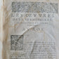 1631 MEDICAL TREATISE by A.FRAMBOISIERE French doctor of King antique FOLIO