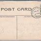 CANASTOTA NY THE TERRACE 1908 ANTIQUE POSTCARD w/ CORK CANCEL