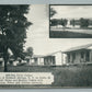 RICHFIELD SPRINGS NY HILL TOP FARM CABINS ANTIQUE POSTCARD