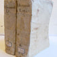 1596 2 volumes DIVI BERNARDI DOCTORIS MELLITISSIMI VELLUM antique