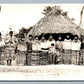 AMERICAN SEMINOLE INDIANS CHESTNUT BILLY'S CAMP ANTIQUE REAL PHOTO POSTCARD RPPC